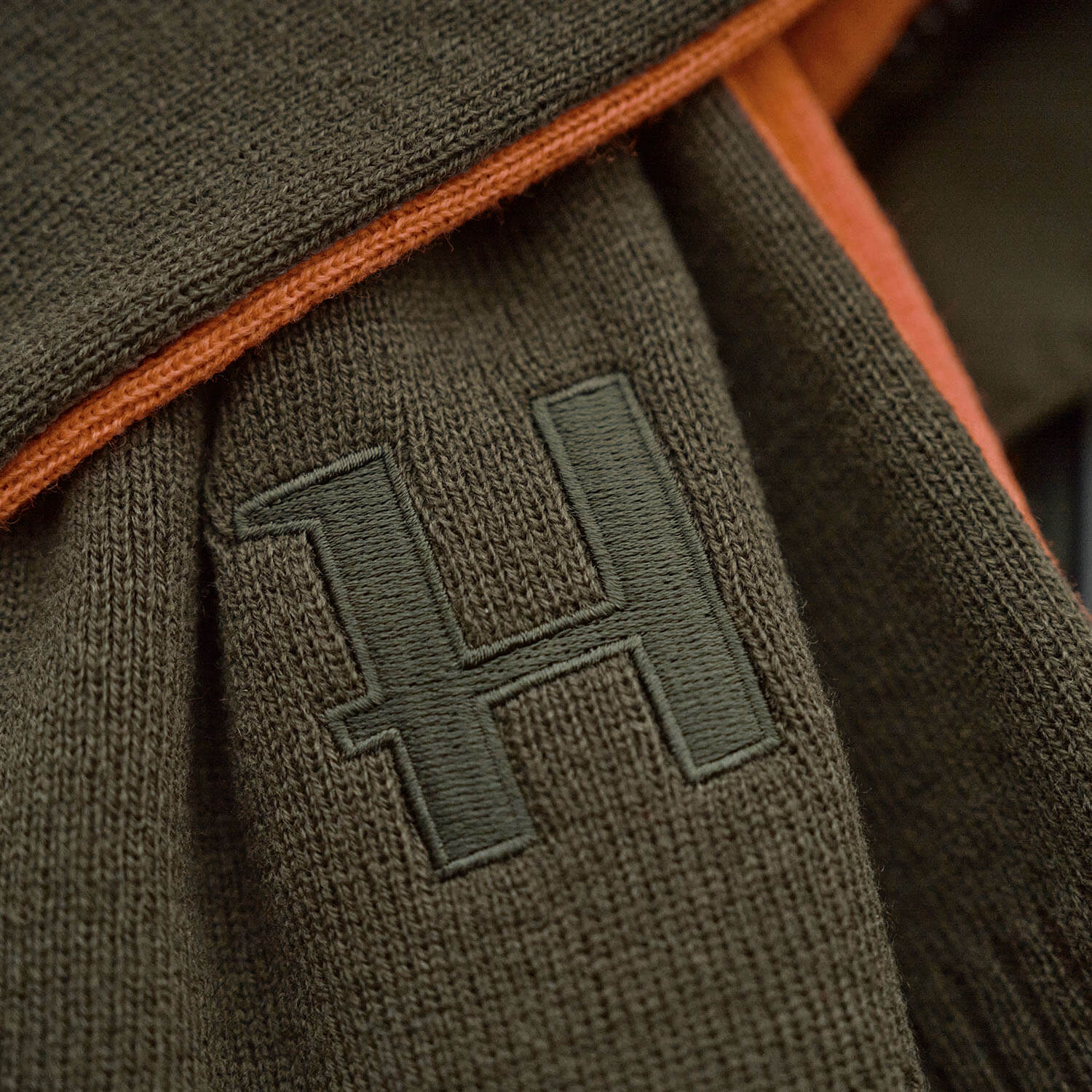  Härkila roll collar reversibile (verde salice/arancio)