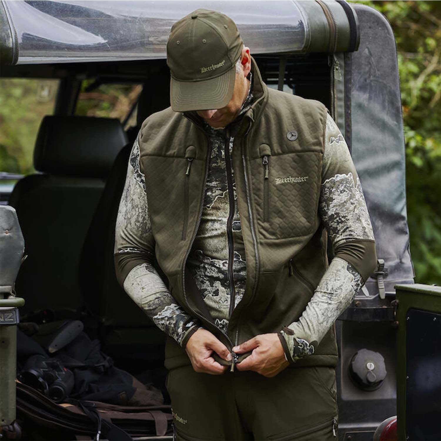  Deerhunter Gilet softshell Excape (verde)