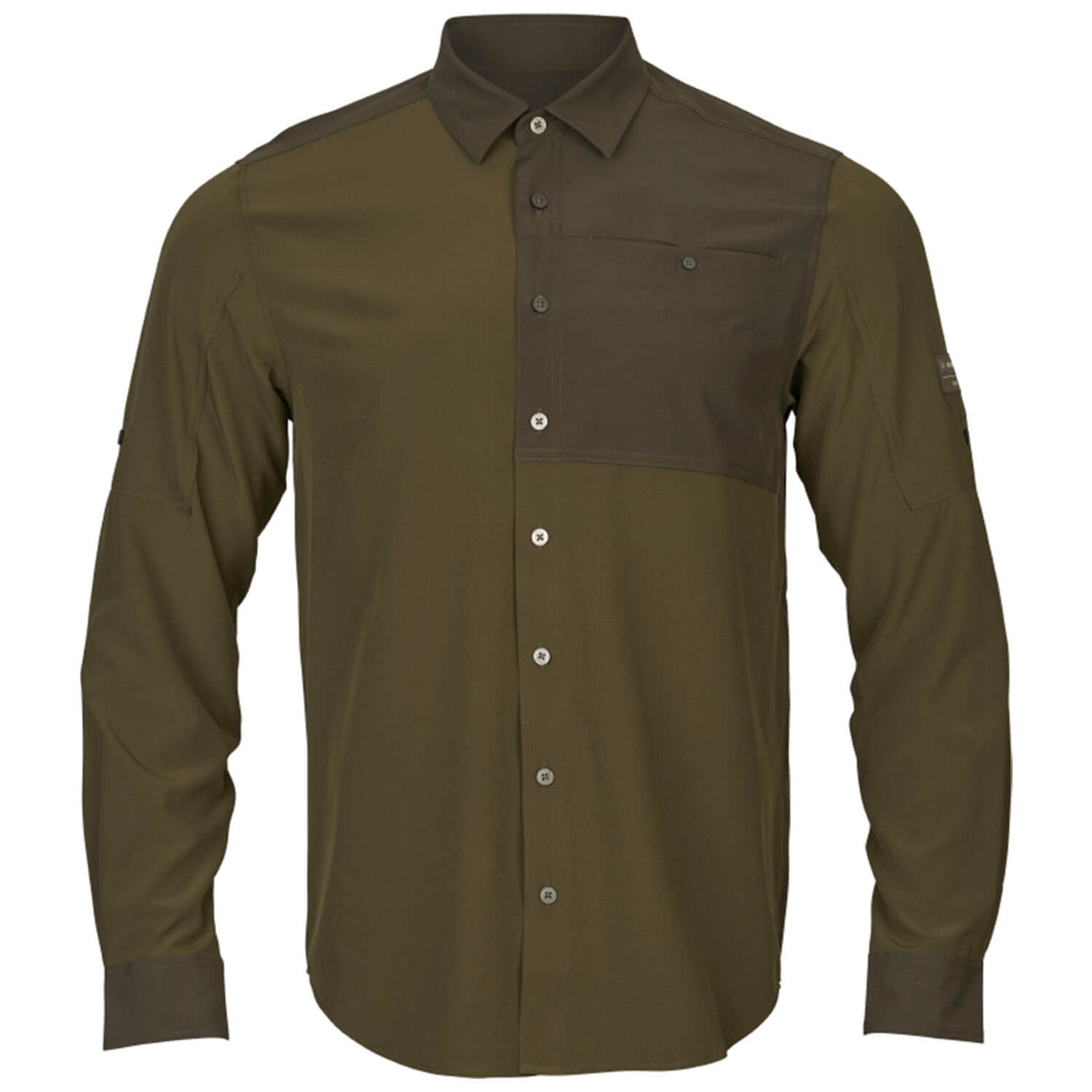  Härkila Camicia leggera Logmar (oliva scuro/verde salvia) - Camicie da caccia