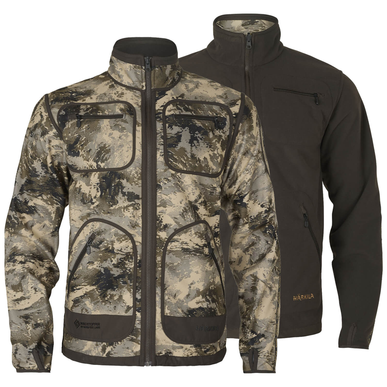  Härkila reversibile giacca Kamko Mountain WSP (Braun/AXIS MSP)