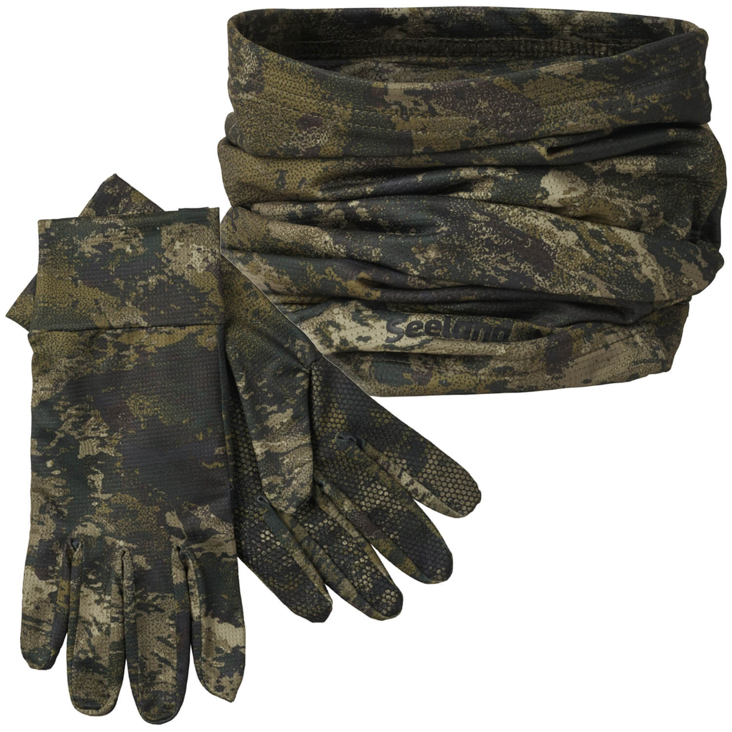  Seeland Set mimetico Aero (InVis MPC Green) - Sciarpa e scaldacollo