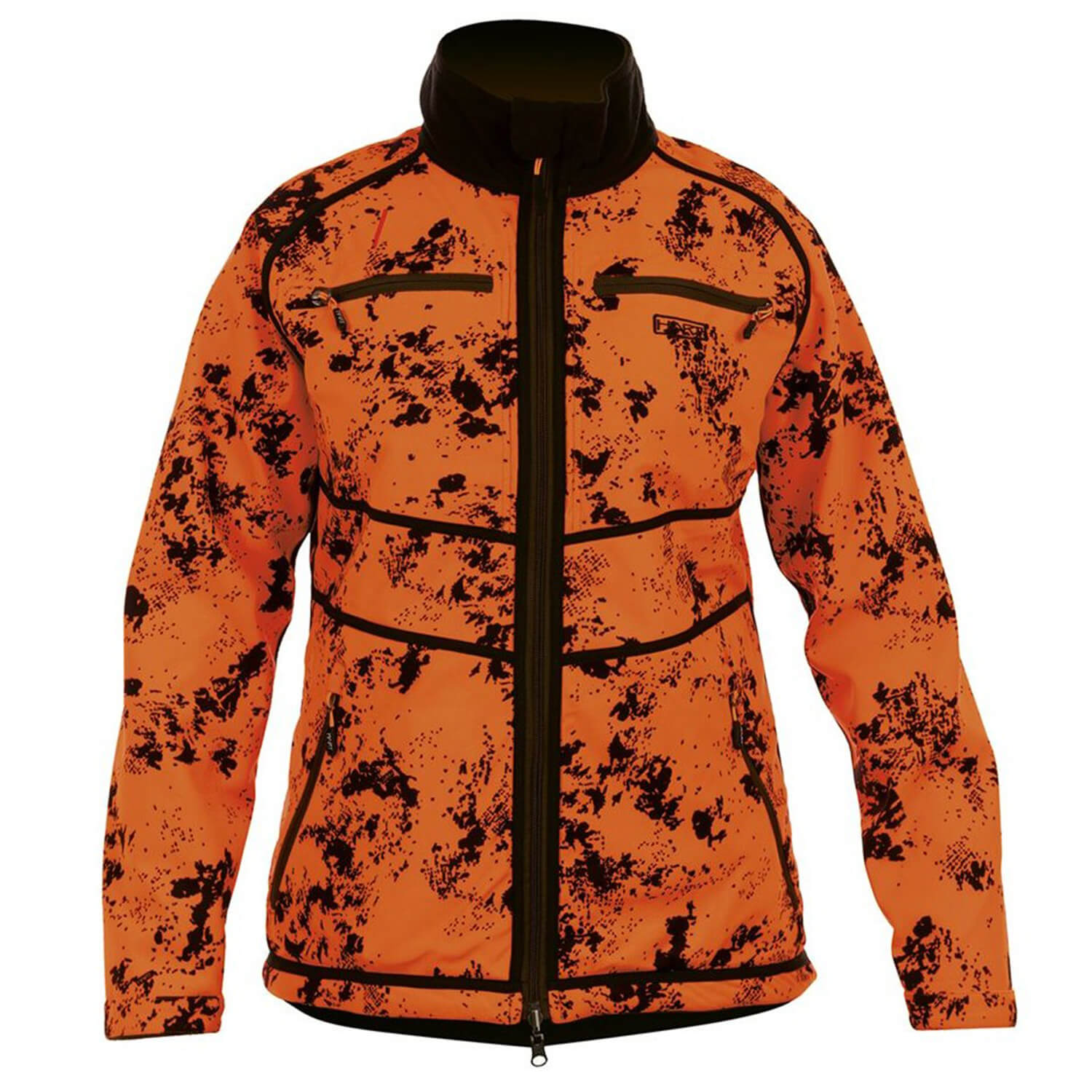Hart Damen Wende-Softshelljacke Tulsa-S (Dark Olive/HV-Camo)