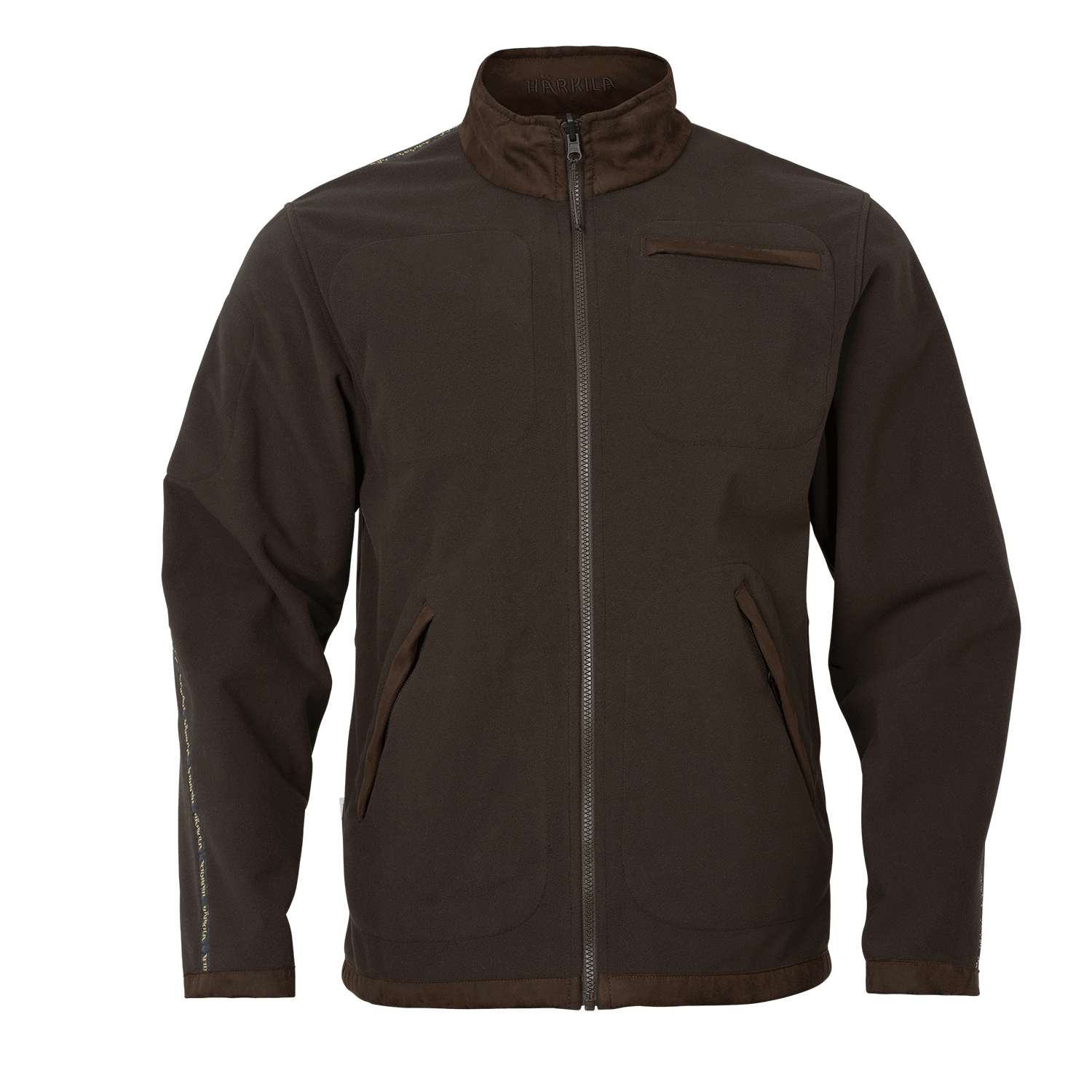 Härkila fleecewest Kamko (brown/red)