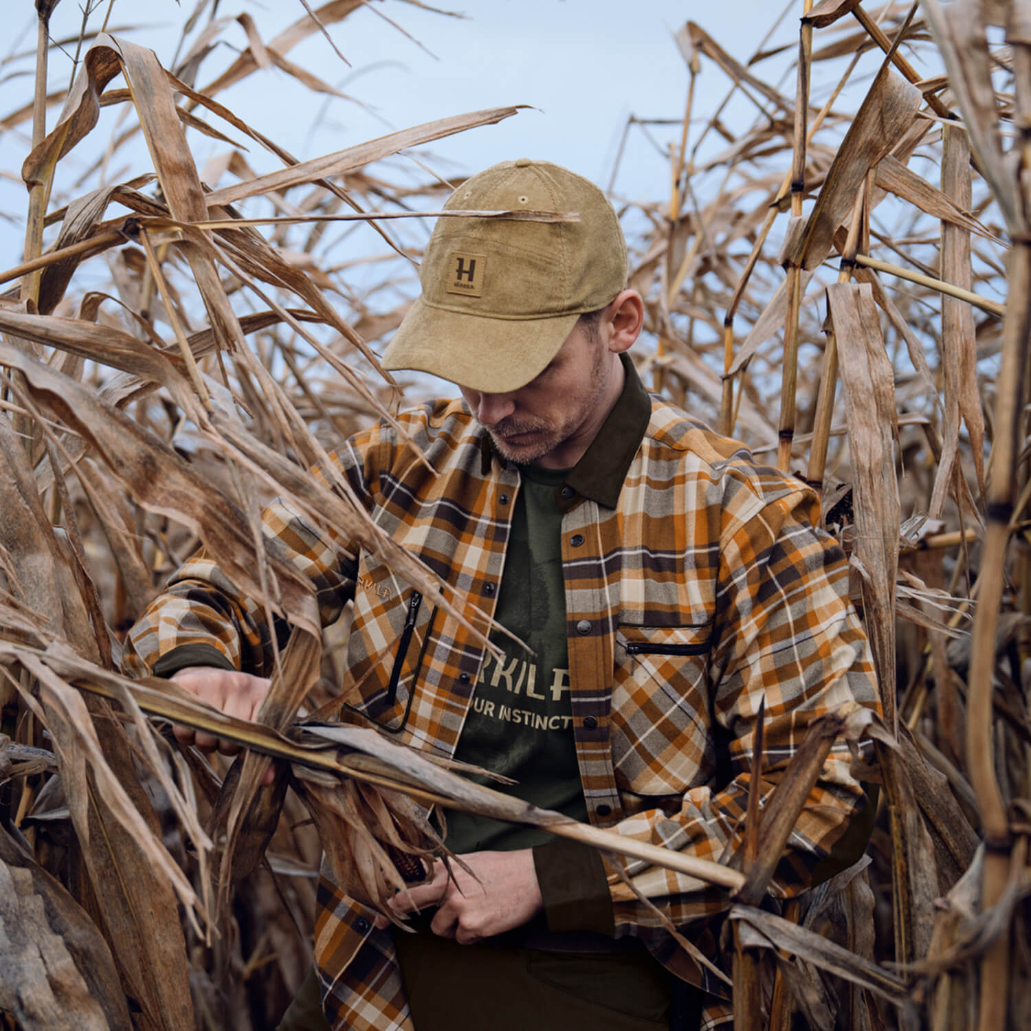 Härkila Jagdhemd Pajala (Cornstalk Check)