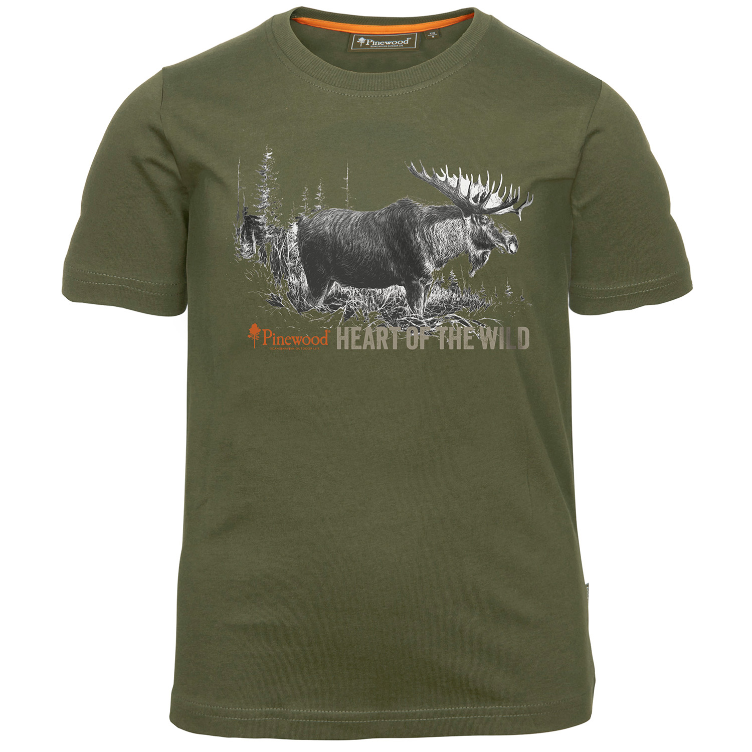  Pinewood Maglietta per bambini Moose (verde) - Bambini