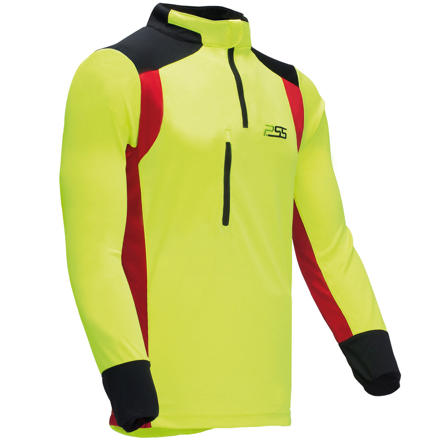  P.SS Camicia in pile X-treme Skin (giallo/rosso)