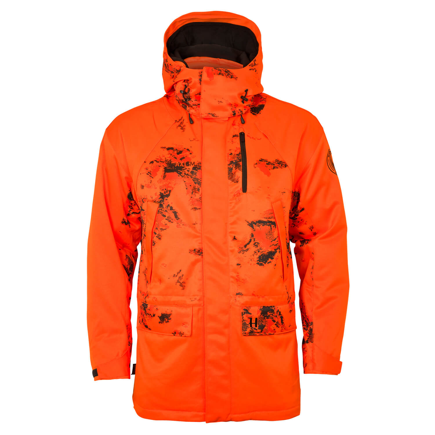 Härkila Drückjagdjacke Wildboar Pro Blaze Camo HWS Insulated - Jagdanlass