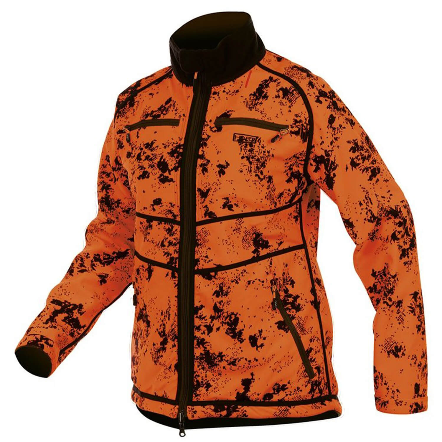 Hart Damen Wende-Softshelljacke Tulsa-S (Dark Olive/HV-Camo)