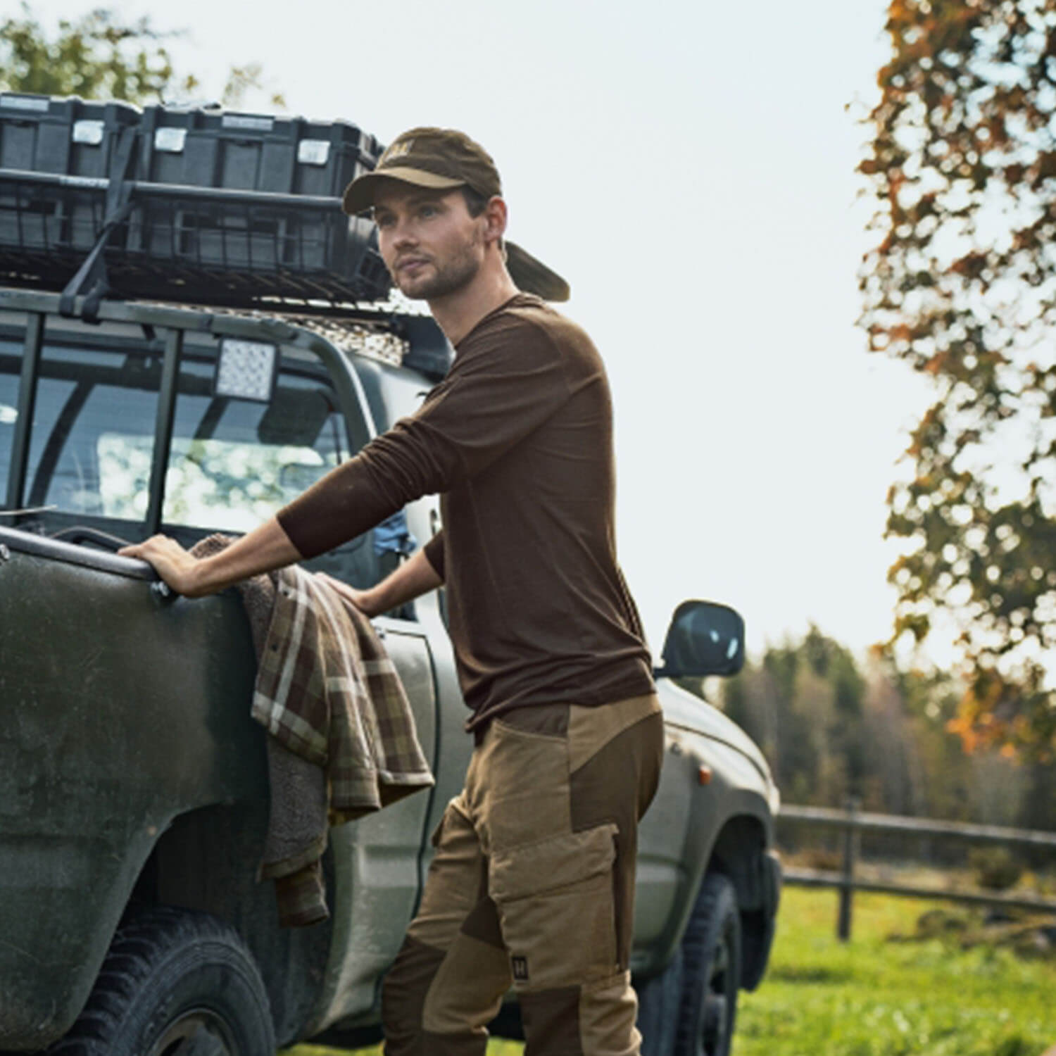  Härkila Camicia Base All Season a maniche lunghe (Shadow Brown)