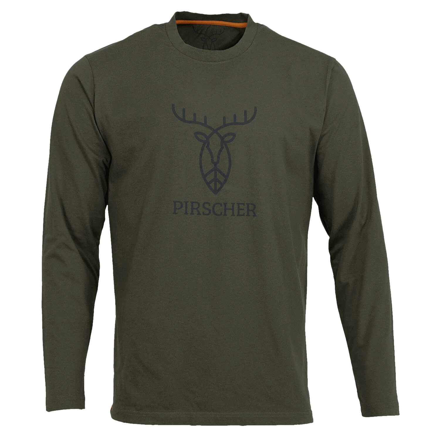  Pirscher Gear Logo della camicia LS (verde) - Camicie