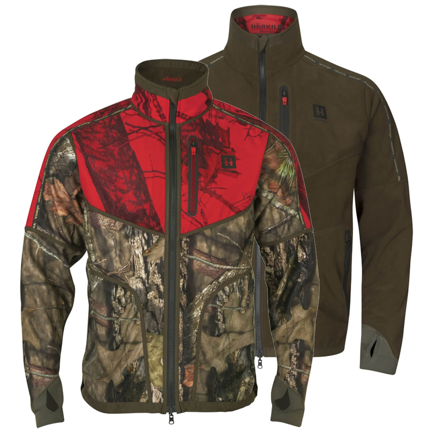  Härkila Giacca reversibile Kamko WSP (Verde/MossyOak)