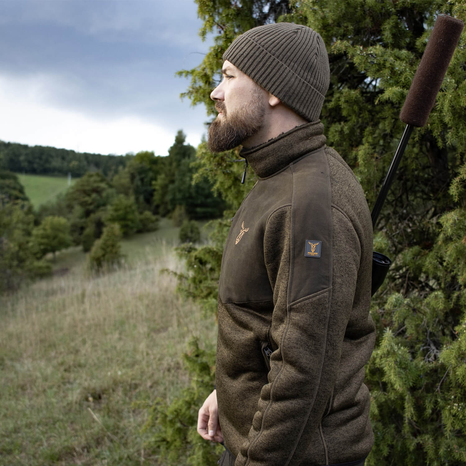  Pirscher Gear Giacca in pile a maglia Summit