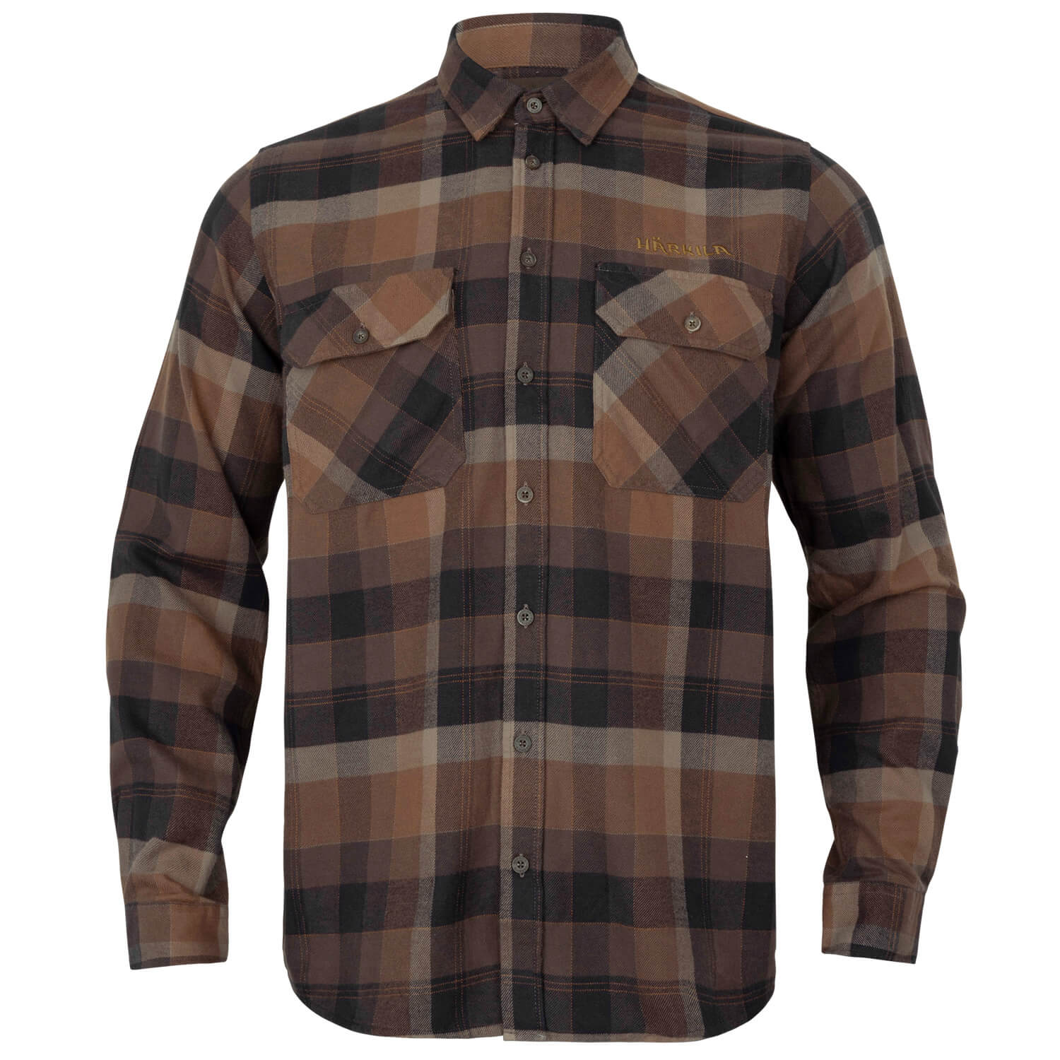  Härkila Asmund Hunting Shirt (Rust Brown Check)