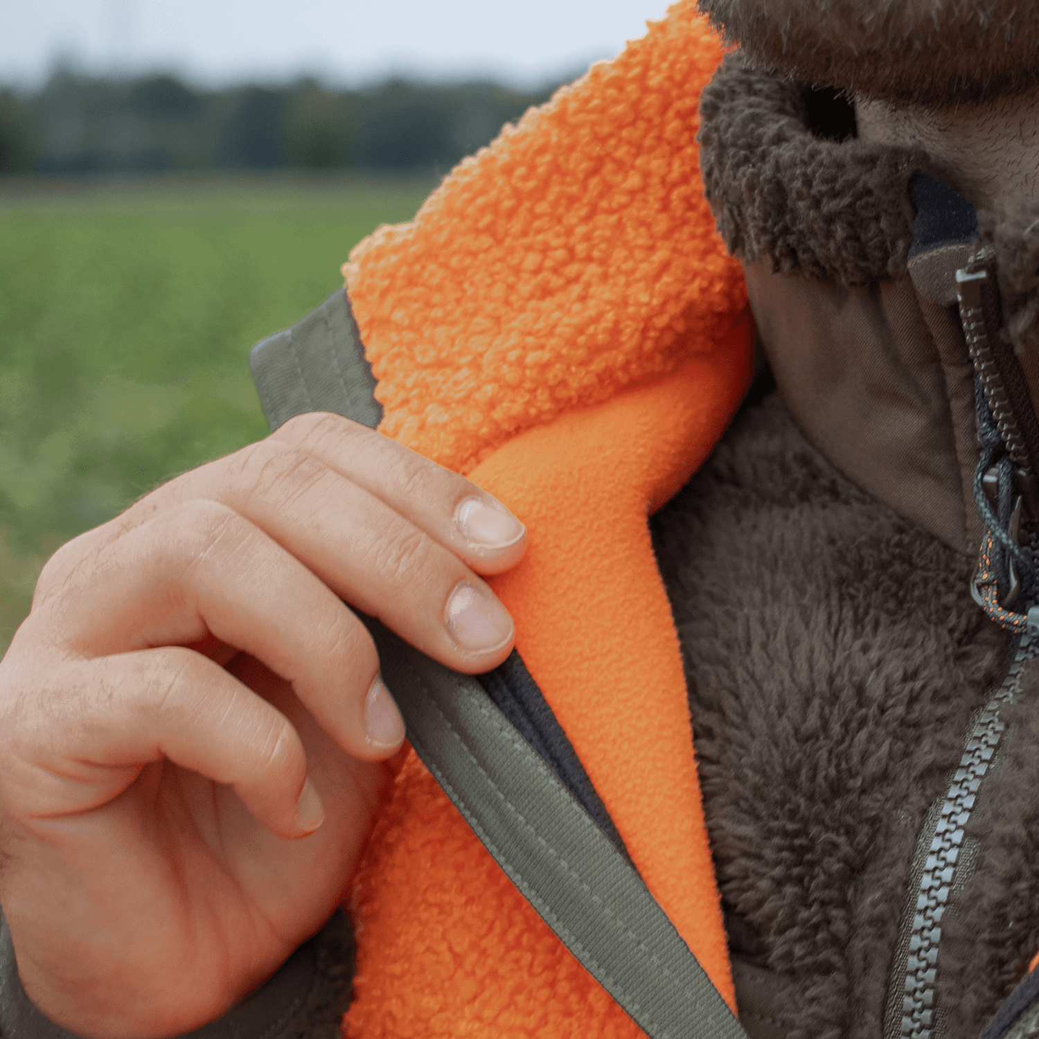  Pirscher Gear Forestry-vest van vezelvacht (oranje)