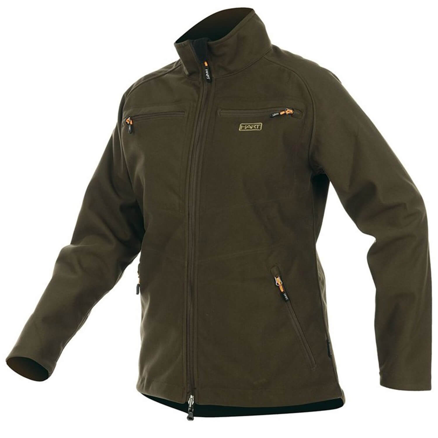 Hart Damen Wende-Softshelljacke Tulsa-S (Dark Olive/HV-Camo)