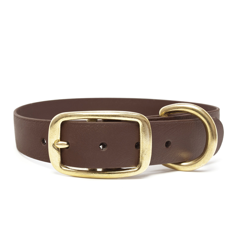  Mystique Collare BioThane (marrone) - Guinzagli e collari