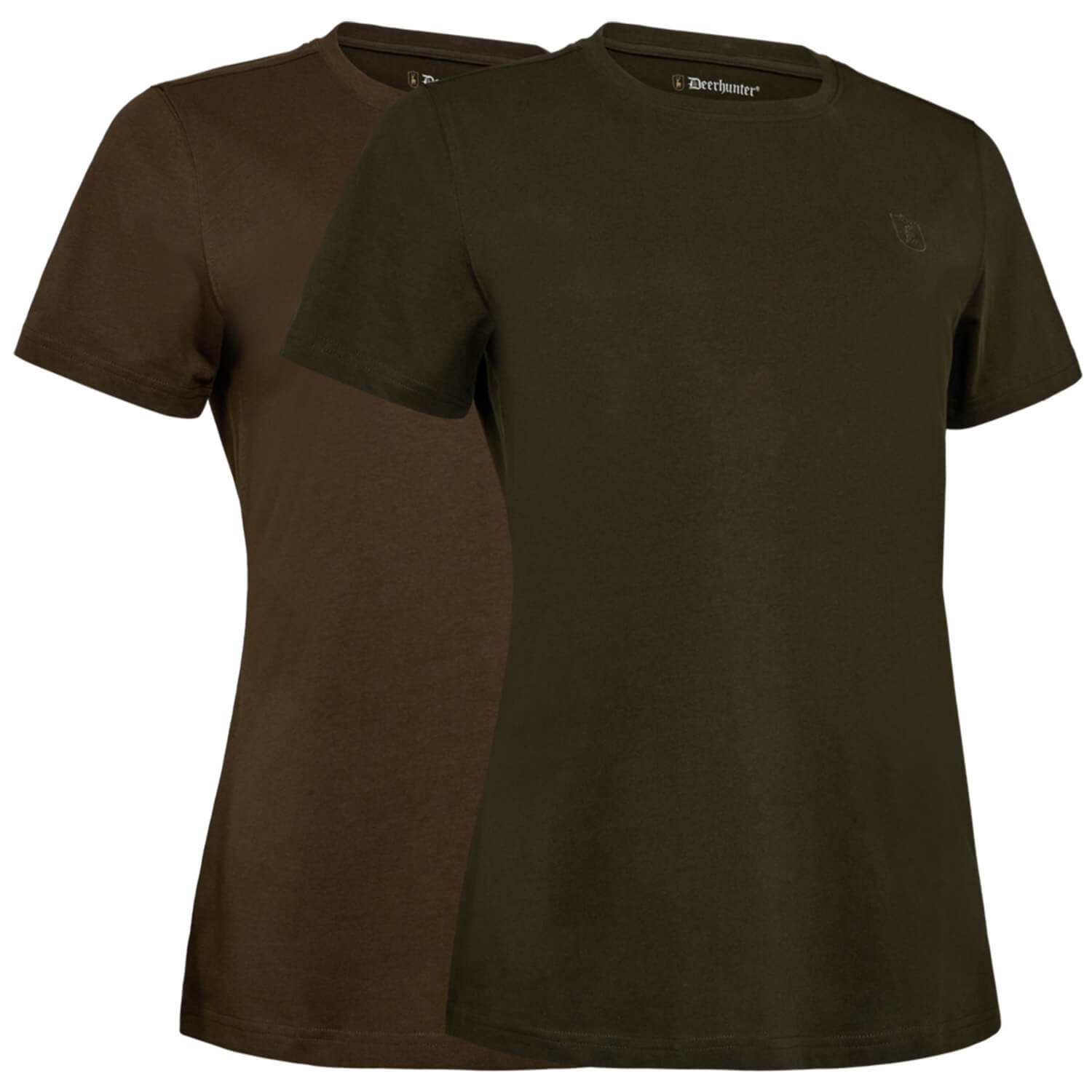 Deerhunter T-Shirt Lady 2er-Pack (Fallen Leaf/Timber) - Neu im Shop