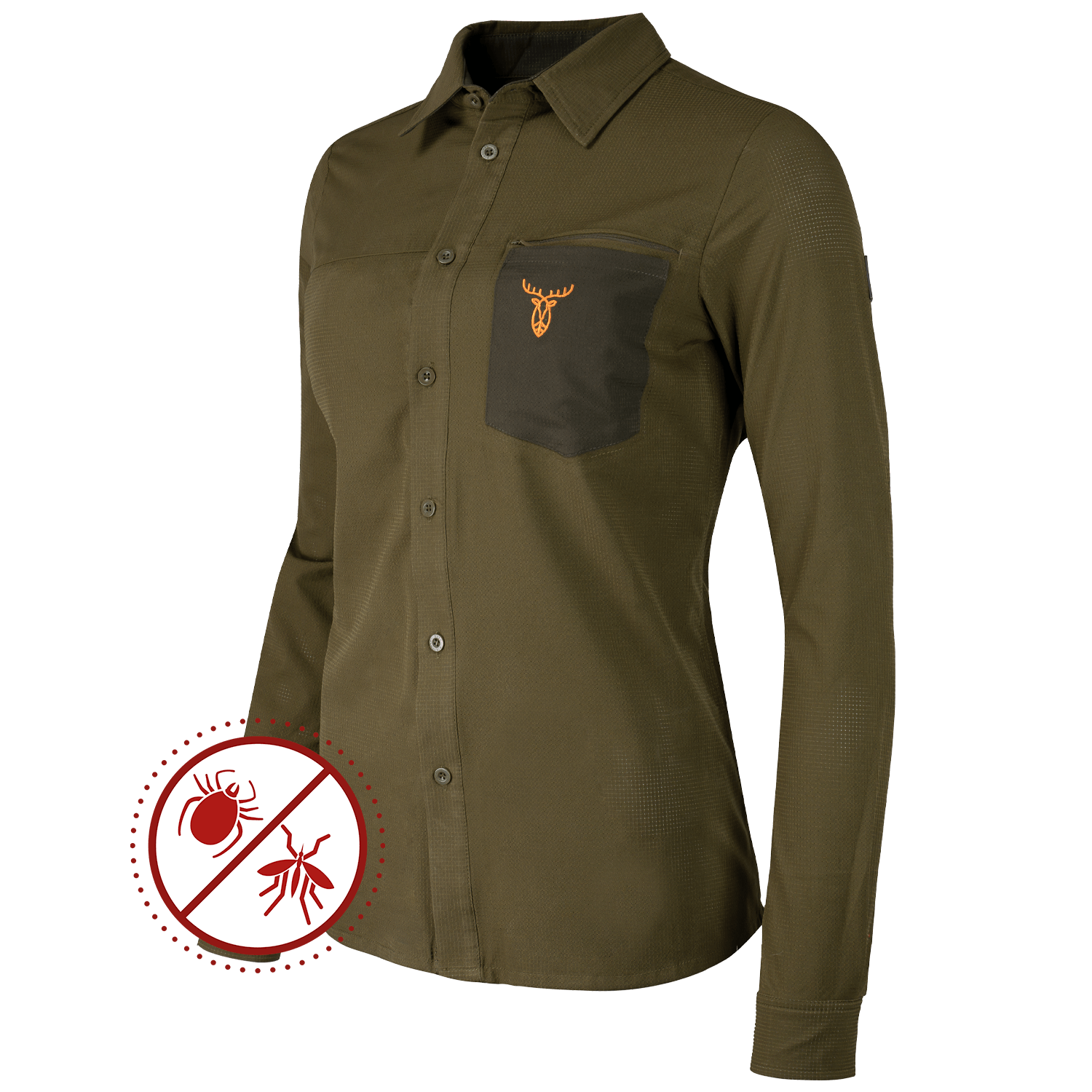 Pirscher Gear Camicetta da caccia Tanatex da donna - Camicette e camicie