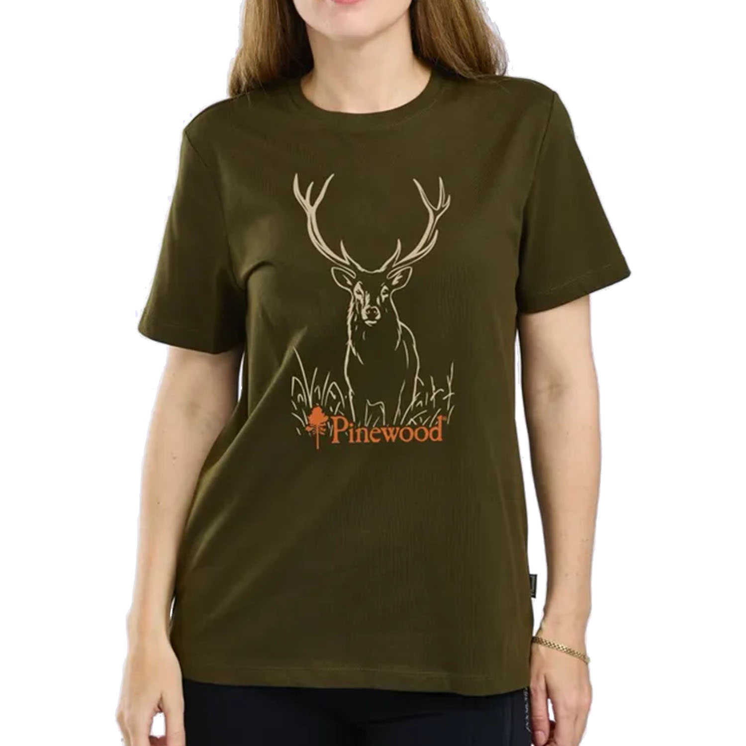  Pinewood Maglietta da donna Red Deer (marrone)