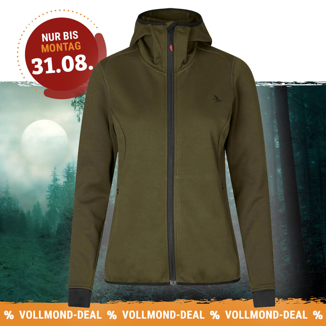 Seeland Damen Fleecejacke Power (Pine Green) - Vollmond-Deal