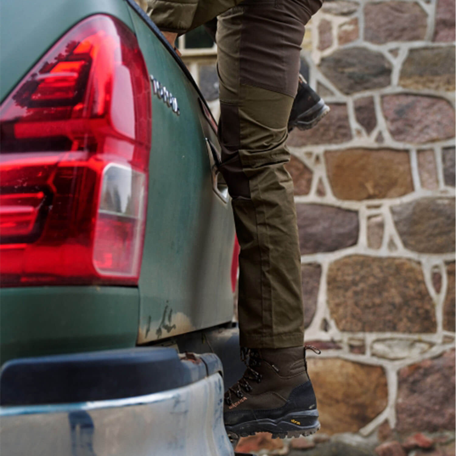  Härkila Pantaloni da caccia Fjell (verde salice/marrone ombra)