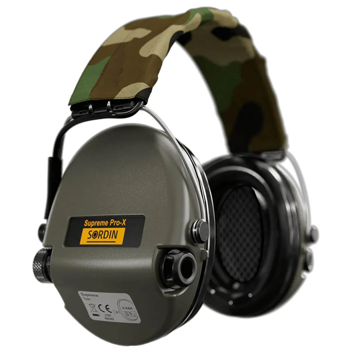 Protezione acustica Sordin Supreme Pro X (Camo) - Protezione udito