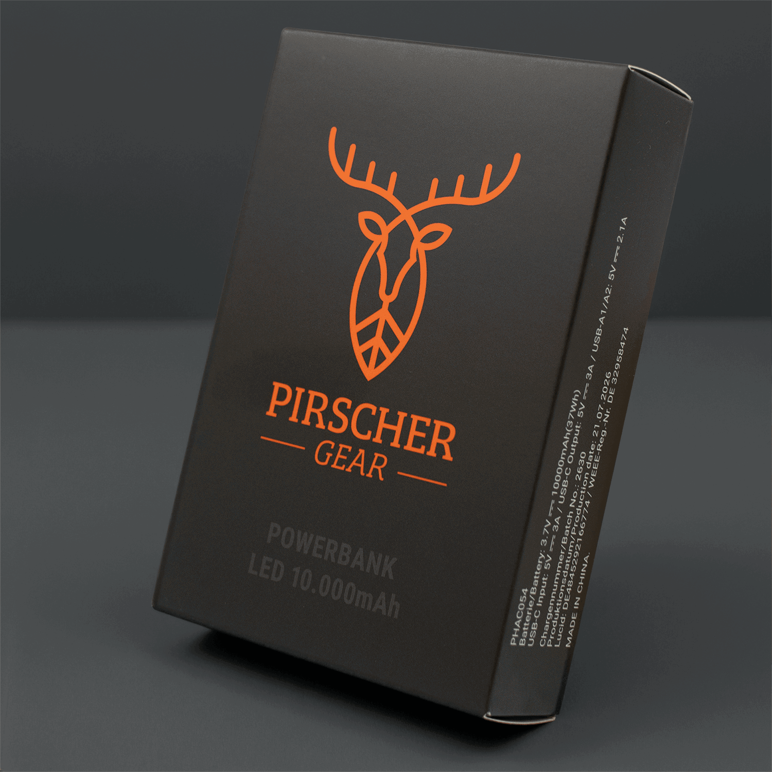  Pirscher Gear Powerbank LED 10.000 mAh