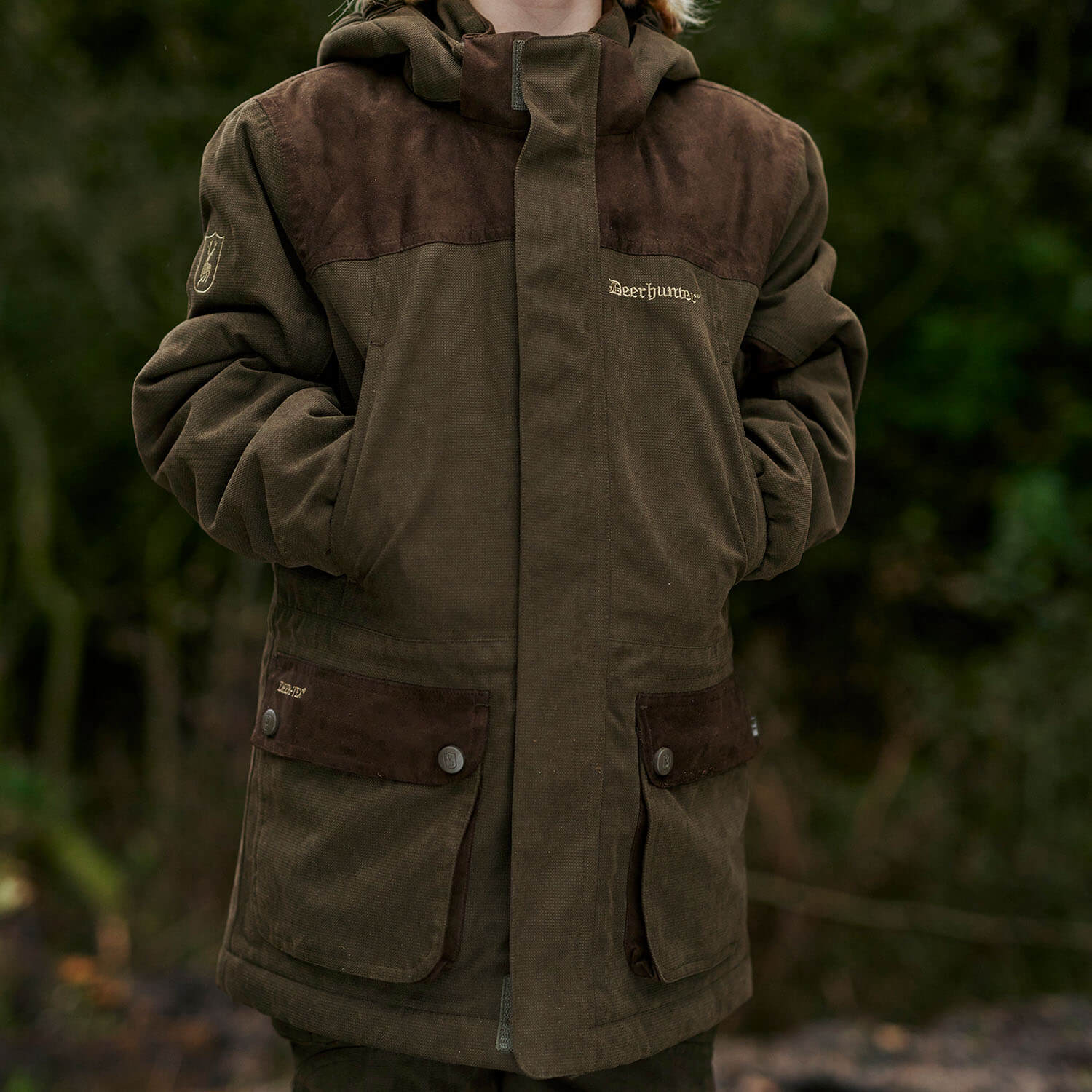  Deerhunter giacca da caccia young eagle (verde asfalto)