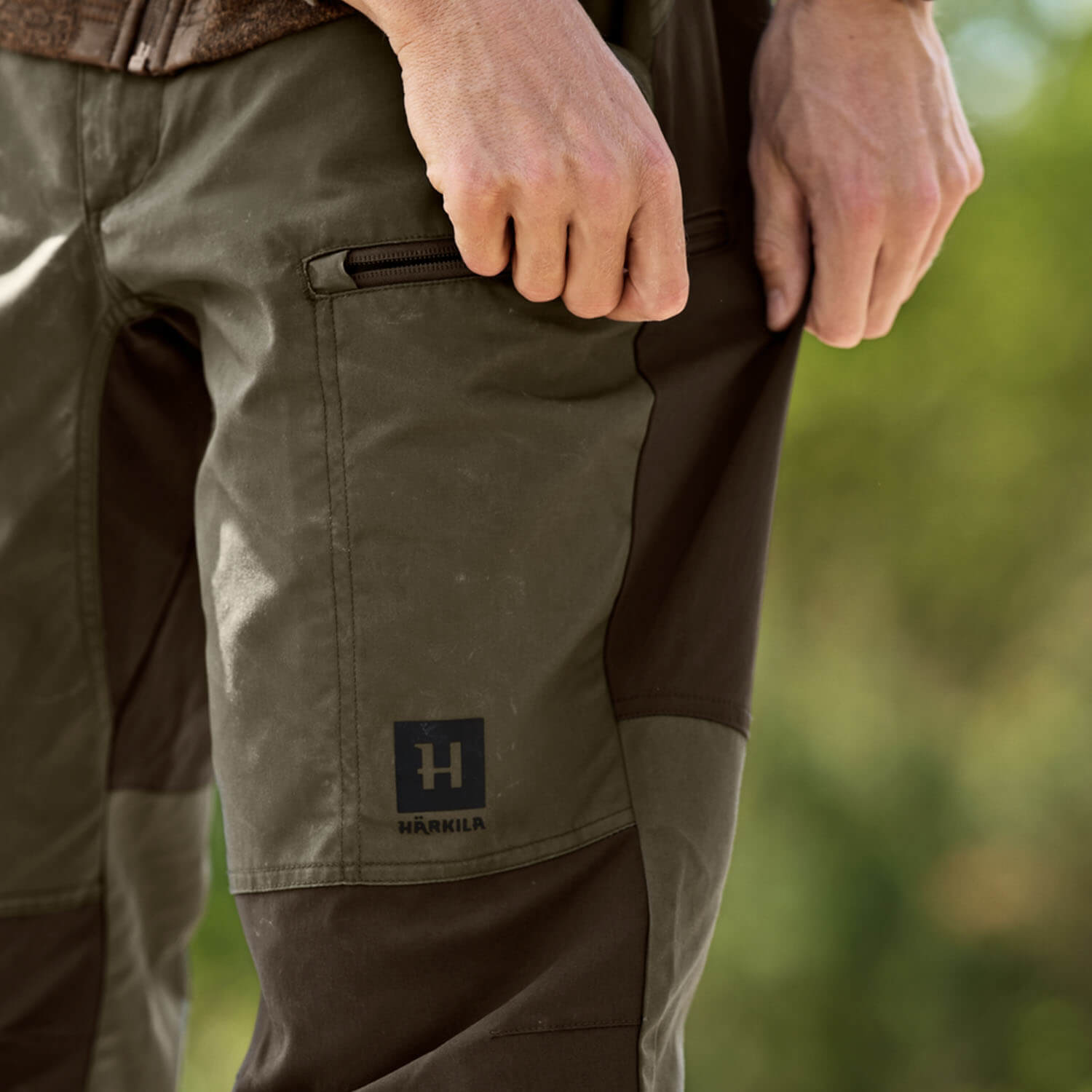  Härkila Pantaloni da caccia Fjell (verde salice/foglia d'uva)