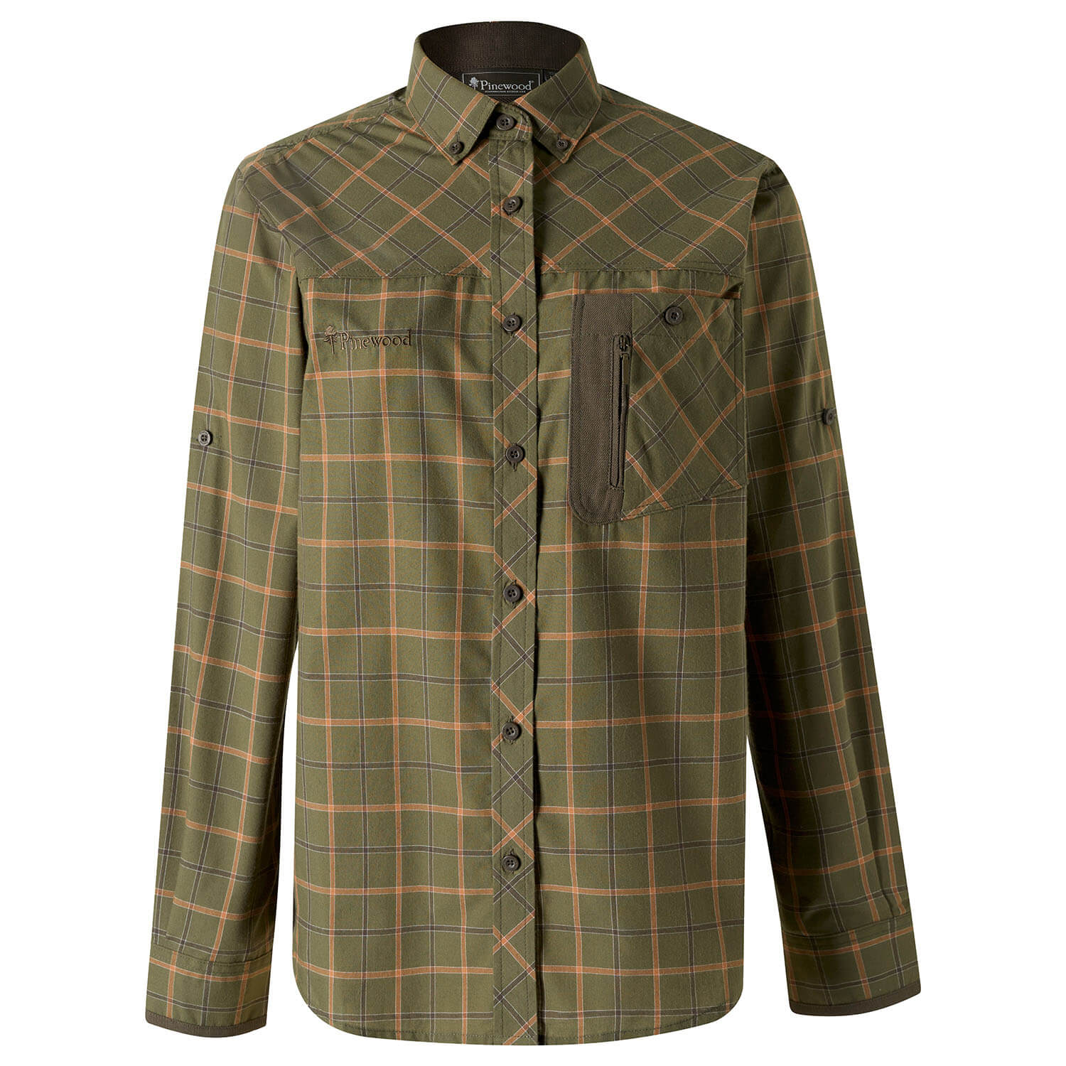  Pinewood Camicia da donna Wolf (Verde/Terracotta) - Camicette e camicie