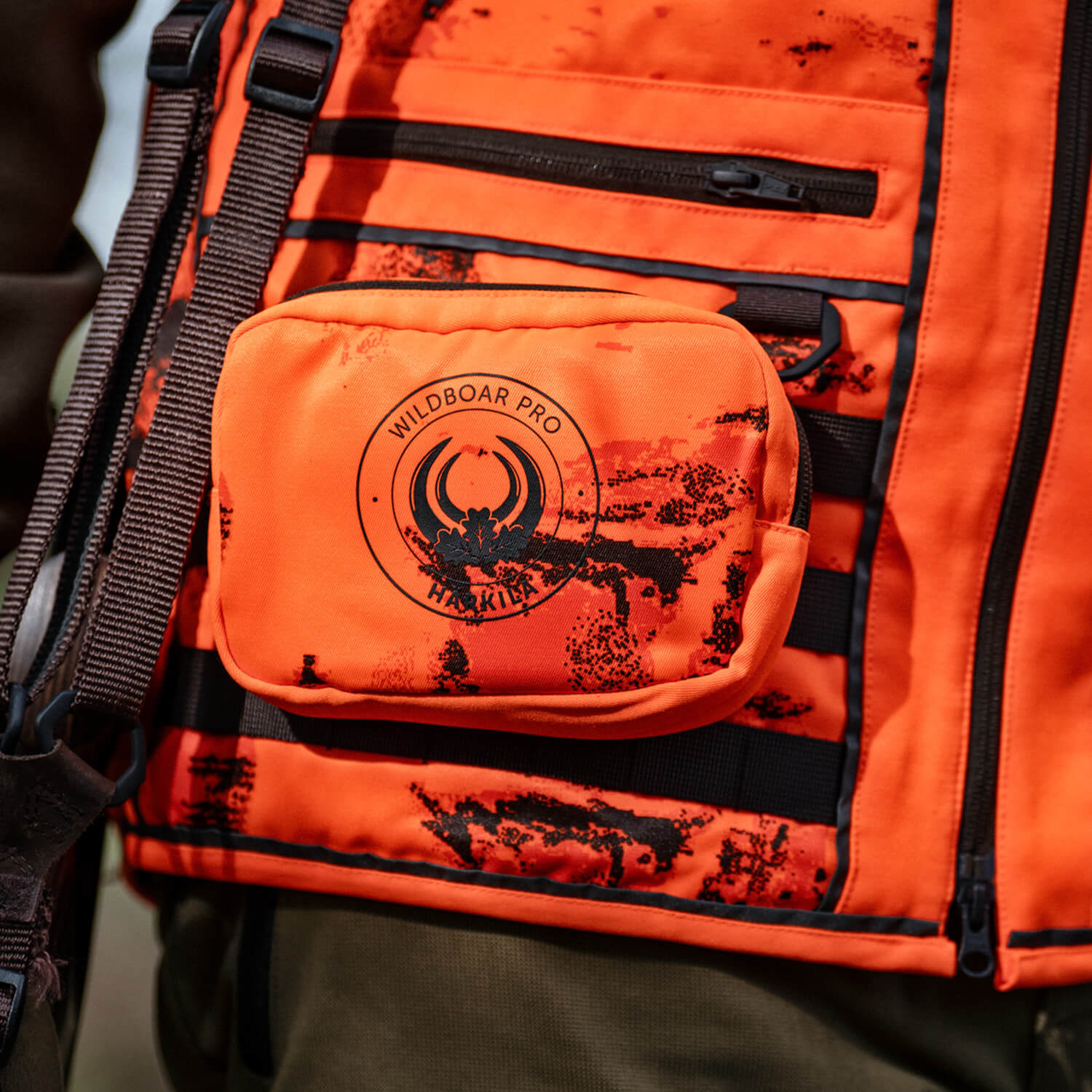Härkila Weste Wildboar Pro Blaze Camo (AXIS MSP Orange)