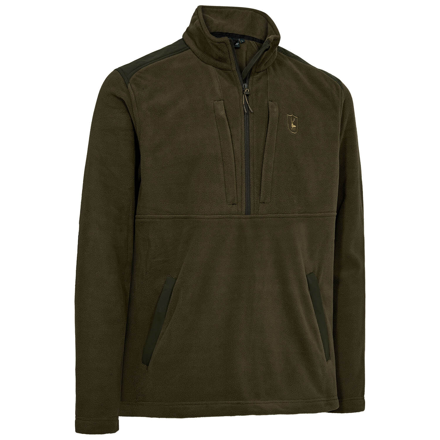 Deerhunter Jagdpullover Zip Fleece Climate 37,5 Hunter Green - Jagdpullover