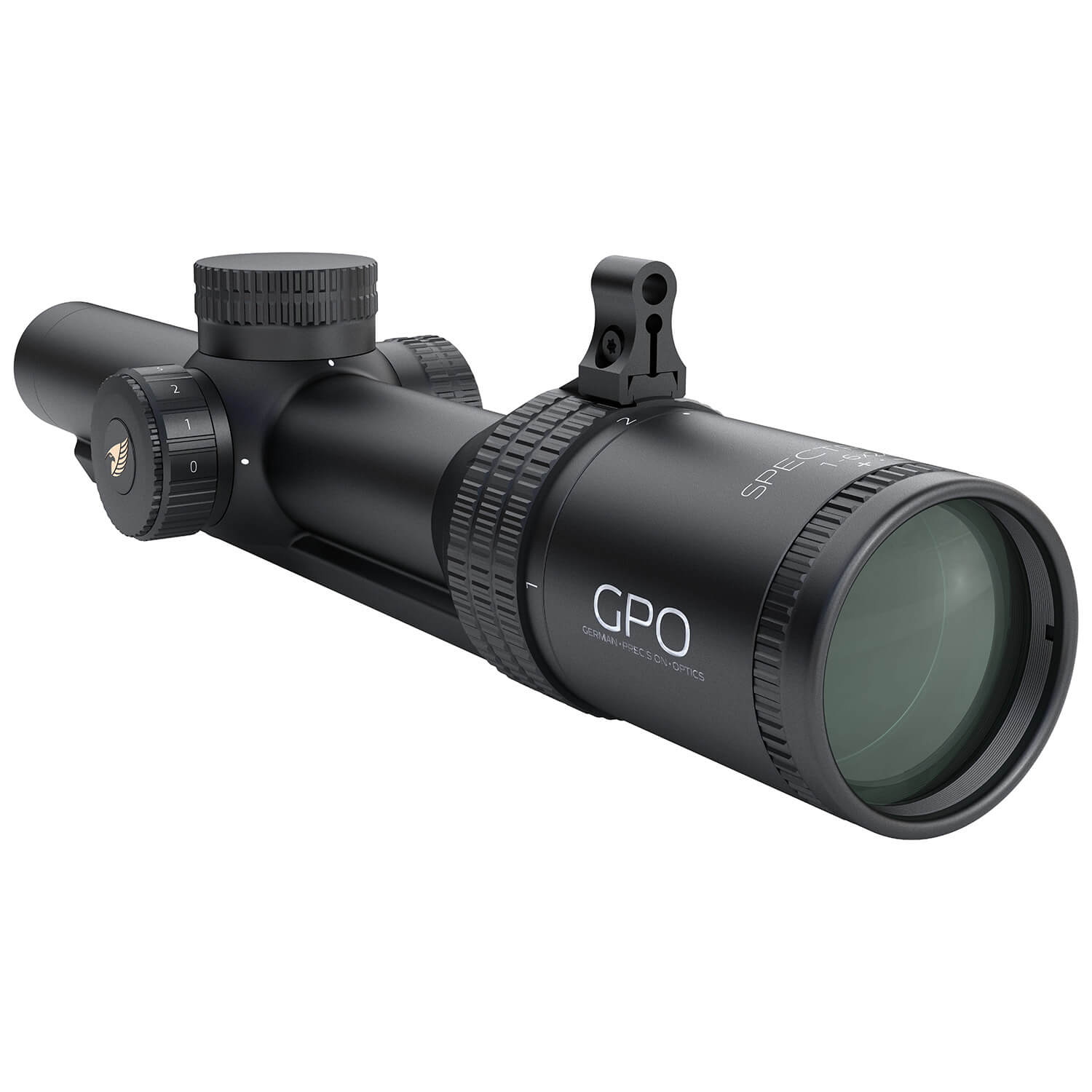 GPO Zielfernrohr Spectra 6x 1-6x24i mit Schiene - Jagdausrüstung