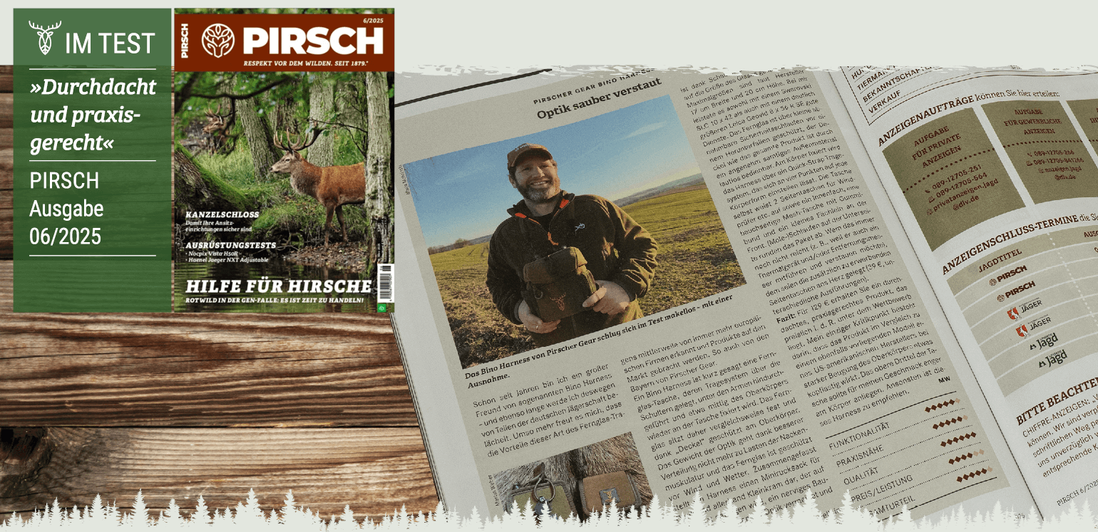 Pirscher Gear Ultralight Hoodie-Shirt Test beim Pirsch Jagdmagazin