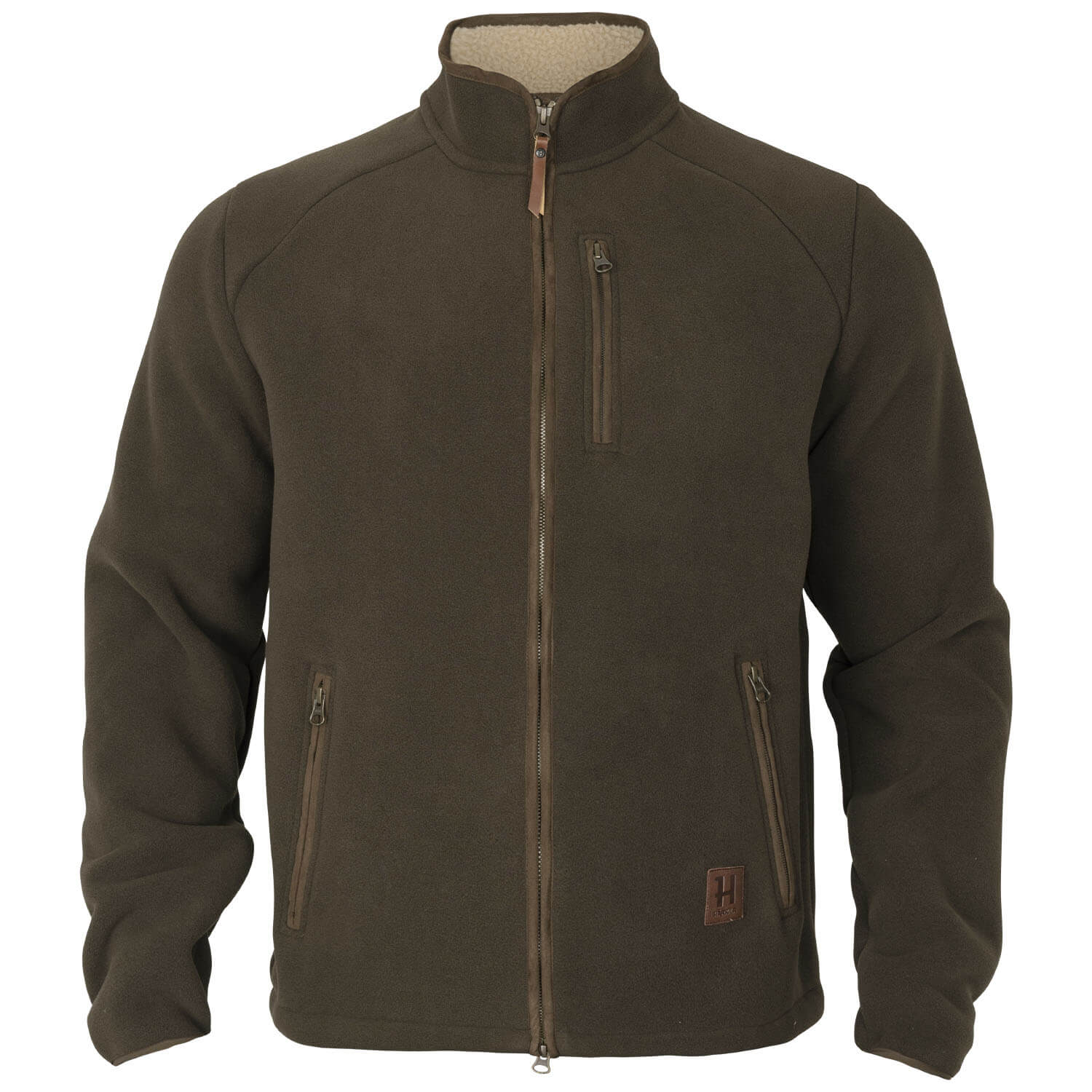  Härkila giacca in pile Sandhem Sherpa (Willow Green) - Abbigliamento caccia uomo
