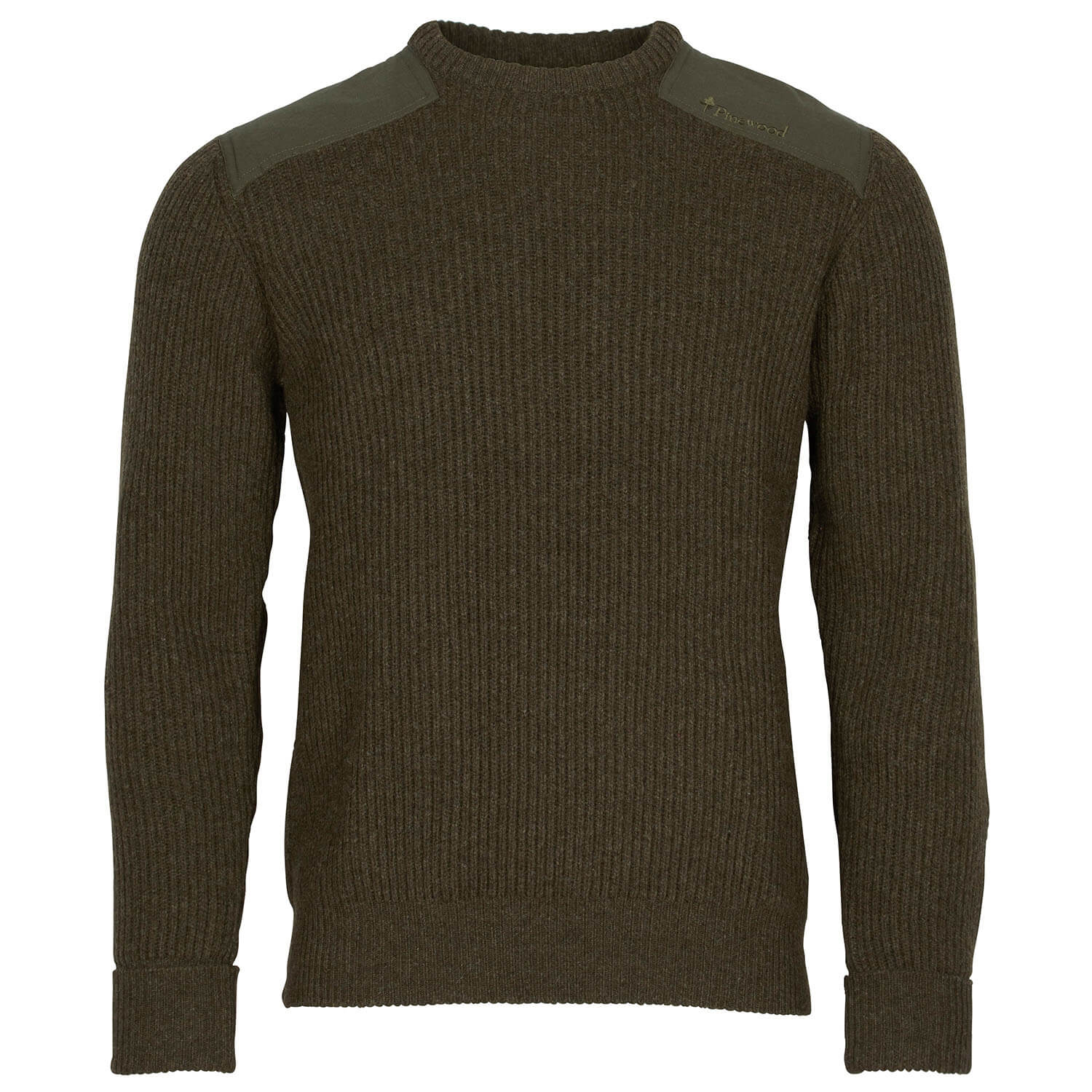  Pinewood Maglia Lappland Rough (verde muschio melange) - Magliette da caccia