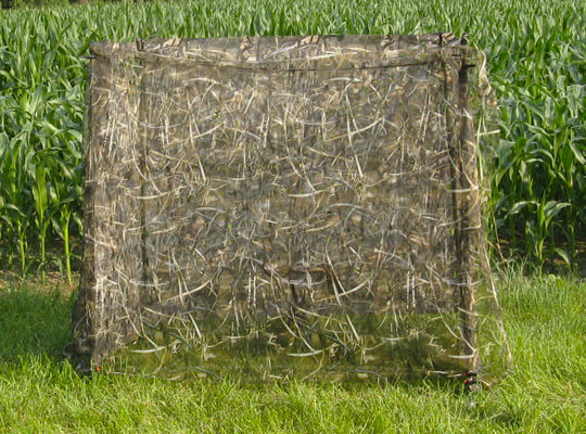 Fertiger Tarnschirm