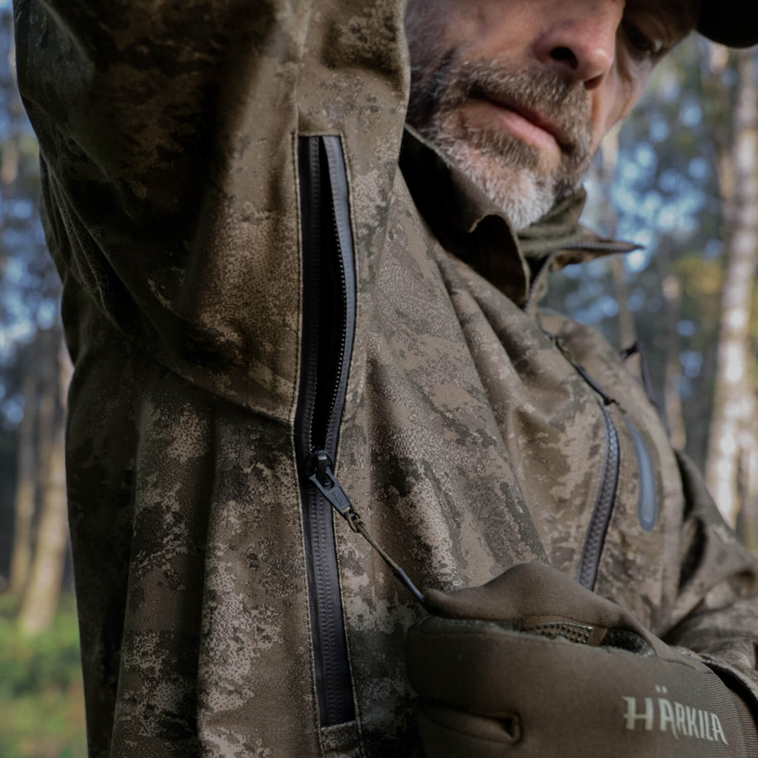 Härkila Jacke Forest Hunter Camo GTX (AXIS MSP Darkwood)