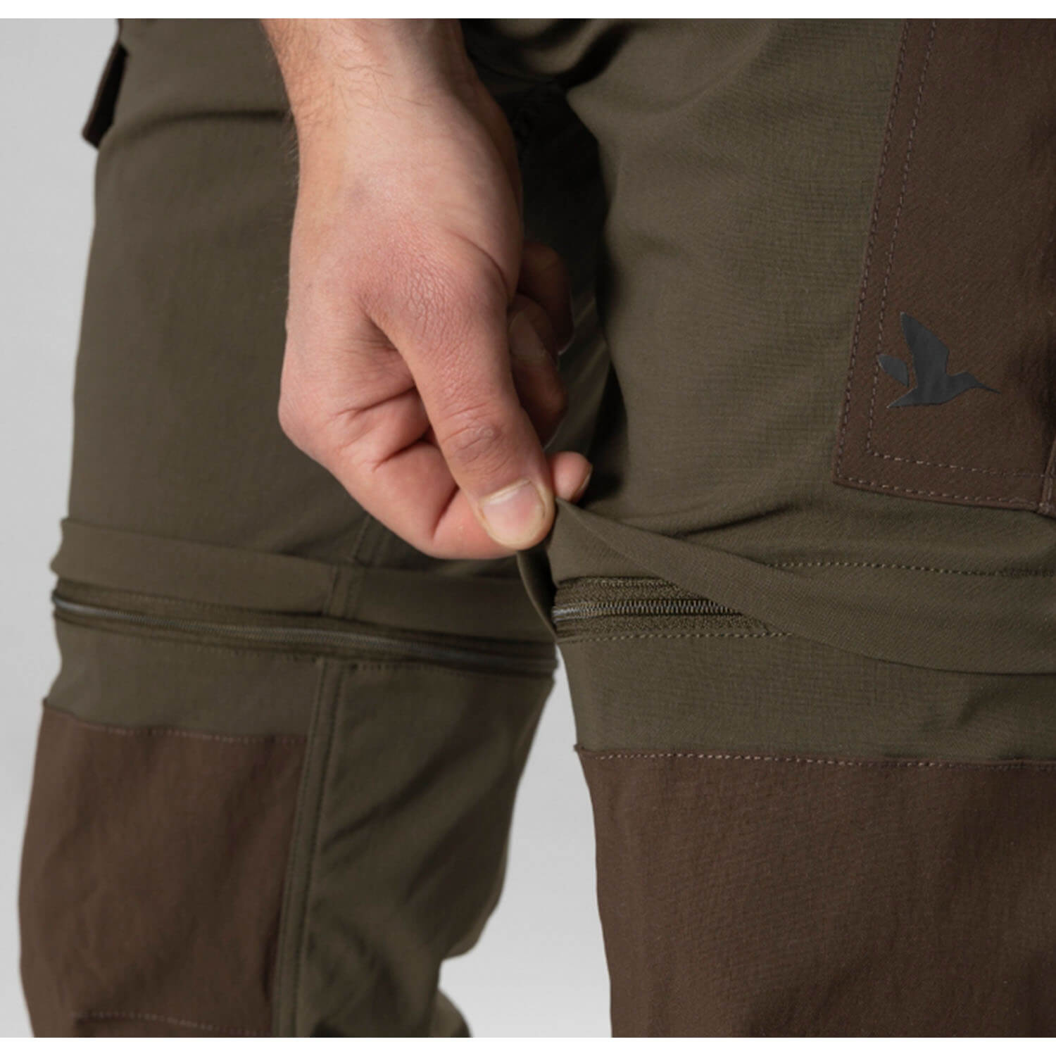  Seeland Pantaloni con zip Birch (verde pino/marrone demitasse)