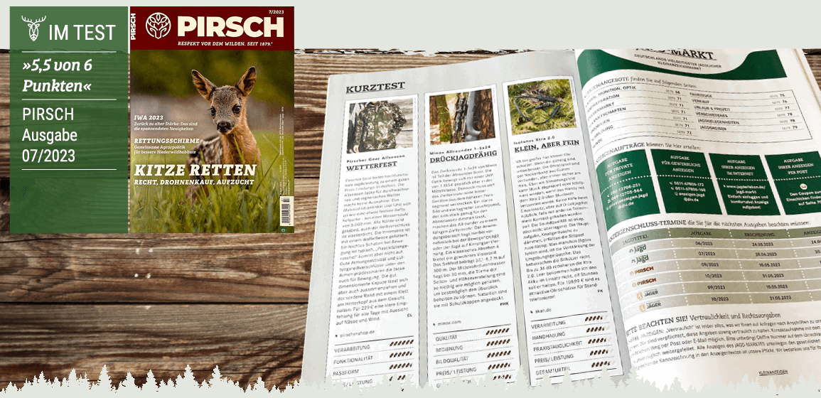 Pirscher Gear Allseason Jacke im Testbericht von PIRSCH Jagdmagazin