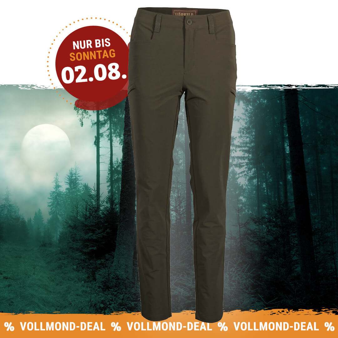  Härkila Pantaloni da caccia da donna Trail (verde salice) - Abbigliamento caccia donna