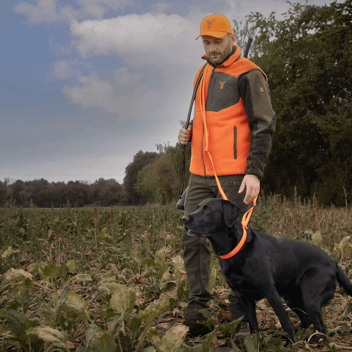 Pirscher Gear Forestry Faserpelz Weste (Orange)