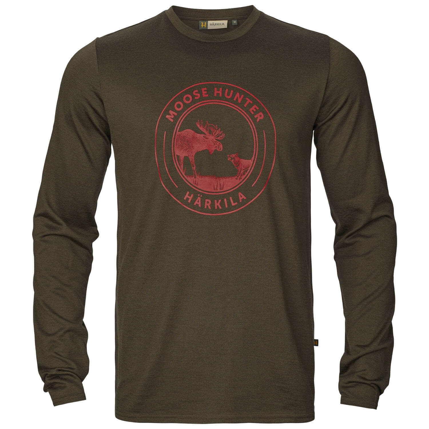  Härkila Camicia a maniche lunghe da gioco (Willow Green Moose) - Camicie