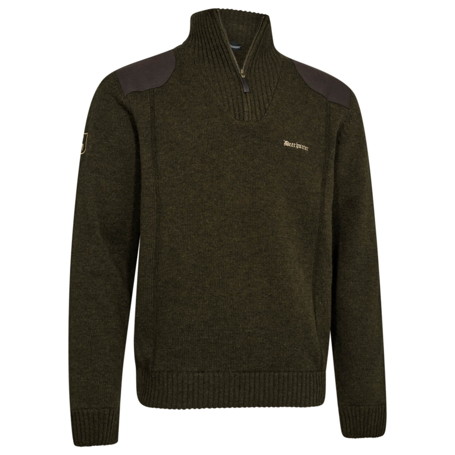Deerhunter Strickpullover Half-Zip Finley (Woodland) - Neu im Shop