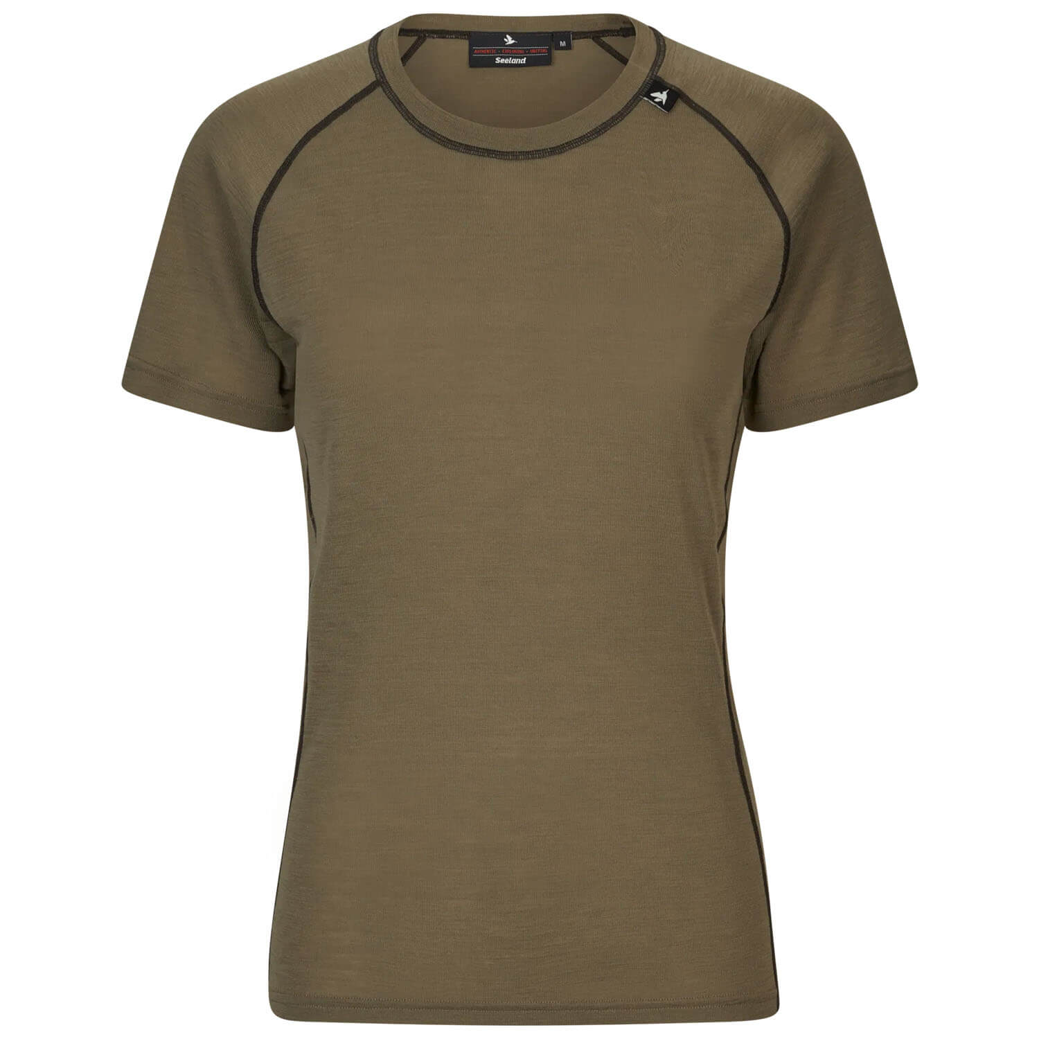 Seeland Maglietta da donna Apex Aia Merino (Covert Green) - Camicette e camicie