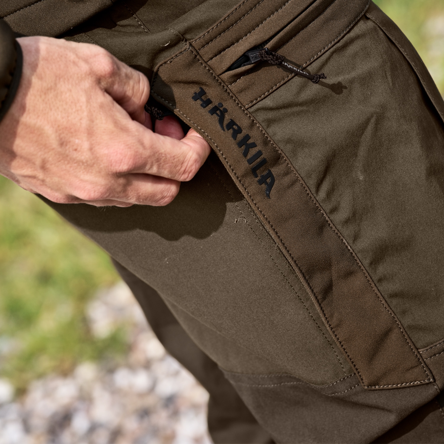  Härkila Pantaloni da caccia Flex (Willow Green)