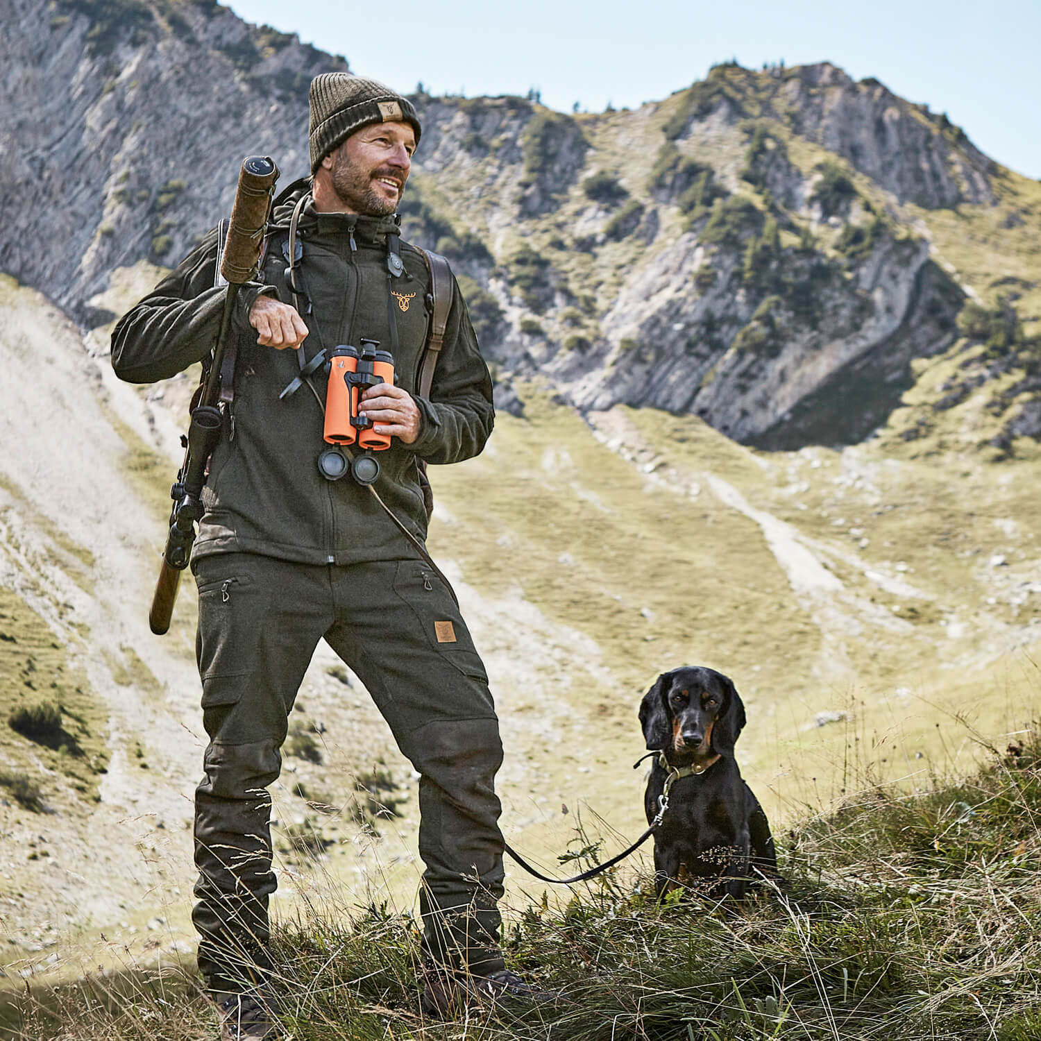  Pirscher Gear Summit Wool Pantaloni in loden