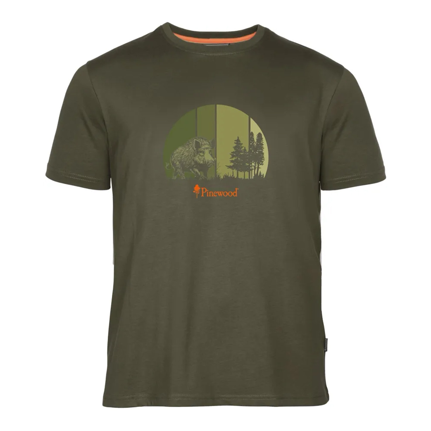  Pinewood Maglietta Wild Boar (verde) - Camicie