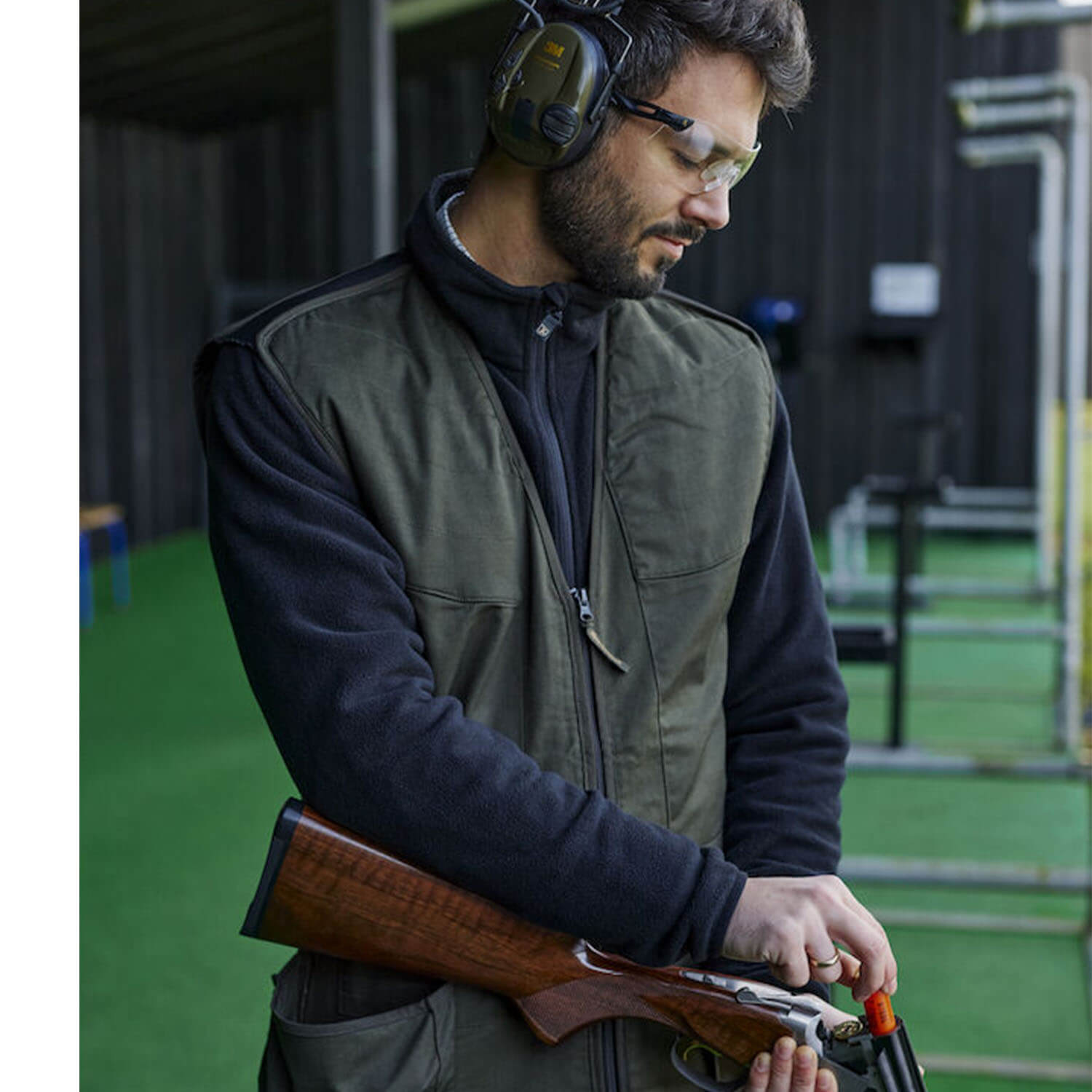  Deerhunter Gilet da tiro Atlas (Legno)