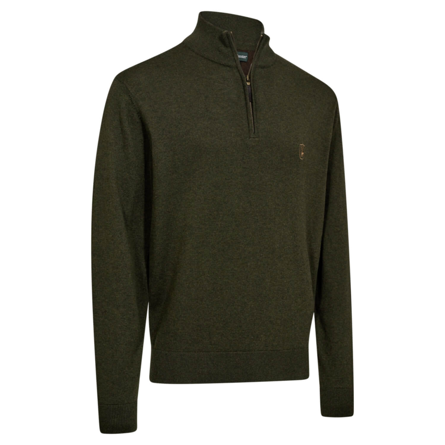 Deerhunter Strickpullover Half-Zip Harrington (Grün) - Neu im Shop